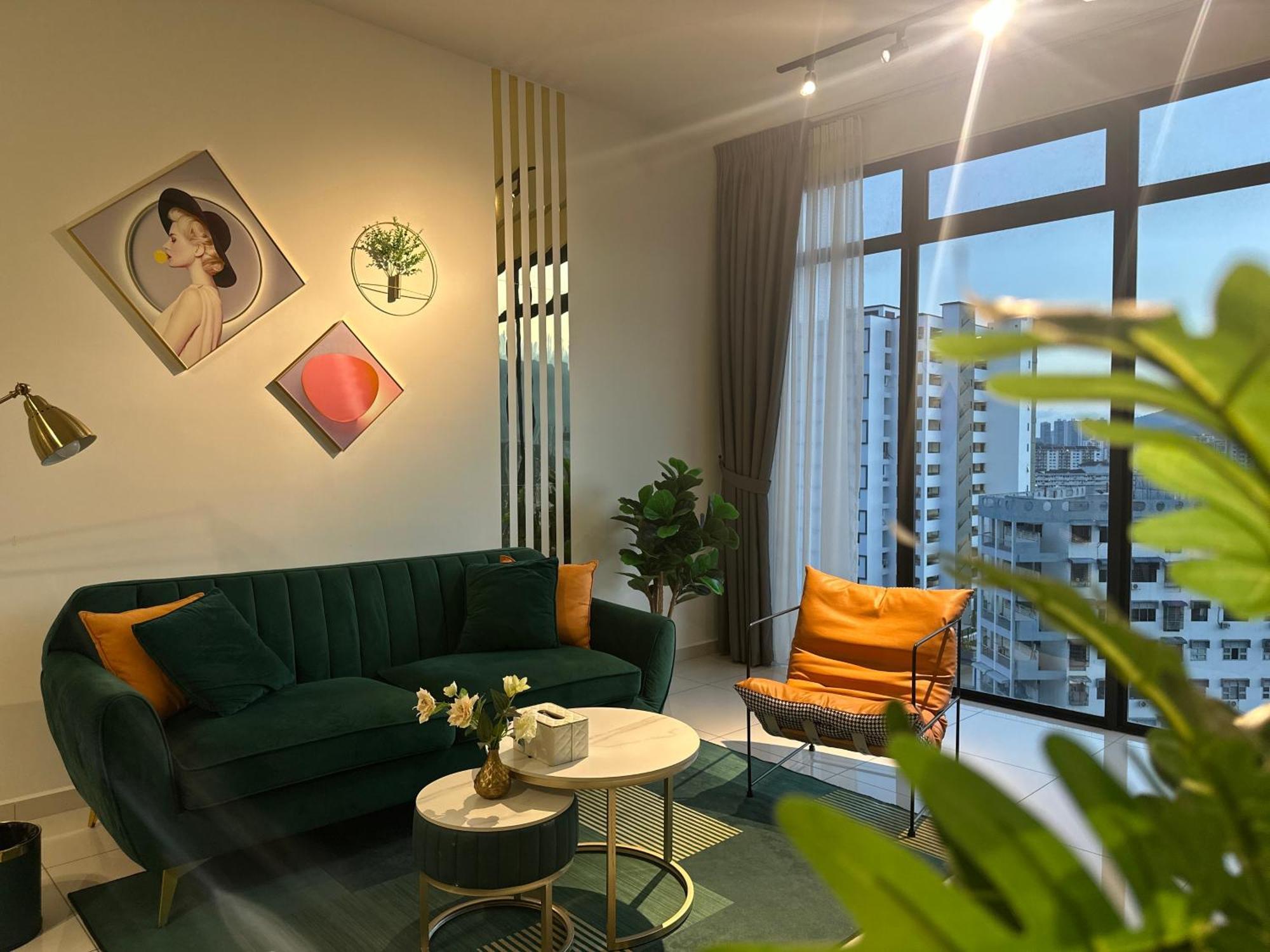 New 2Br Georgetown Warm And Lovely Homestay 10Pax-无敌美景两房民宿 Beacon Executive Suite Екстериор снимка