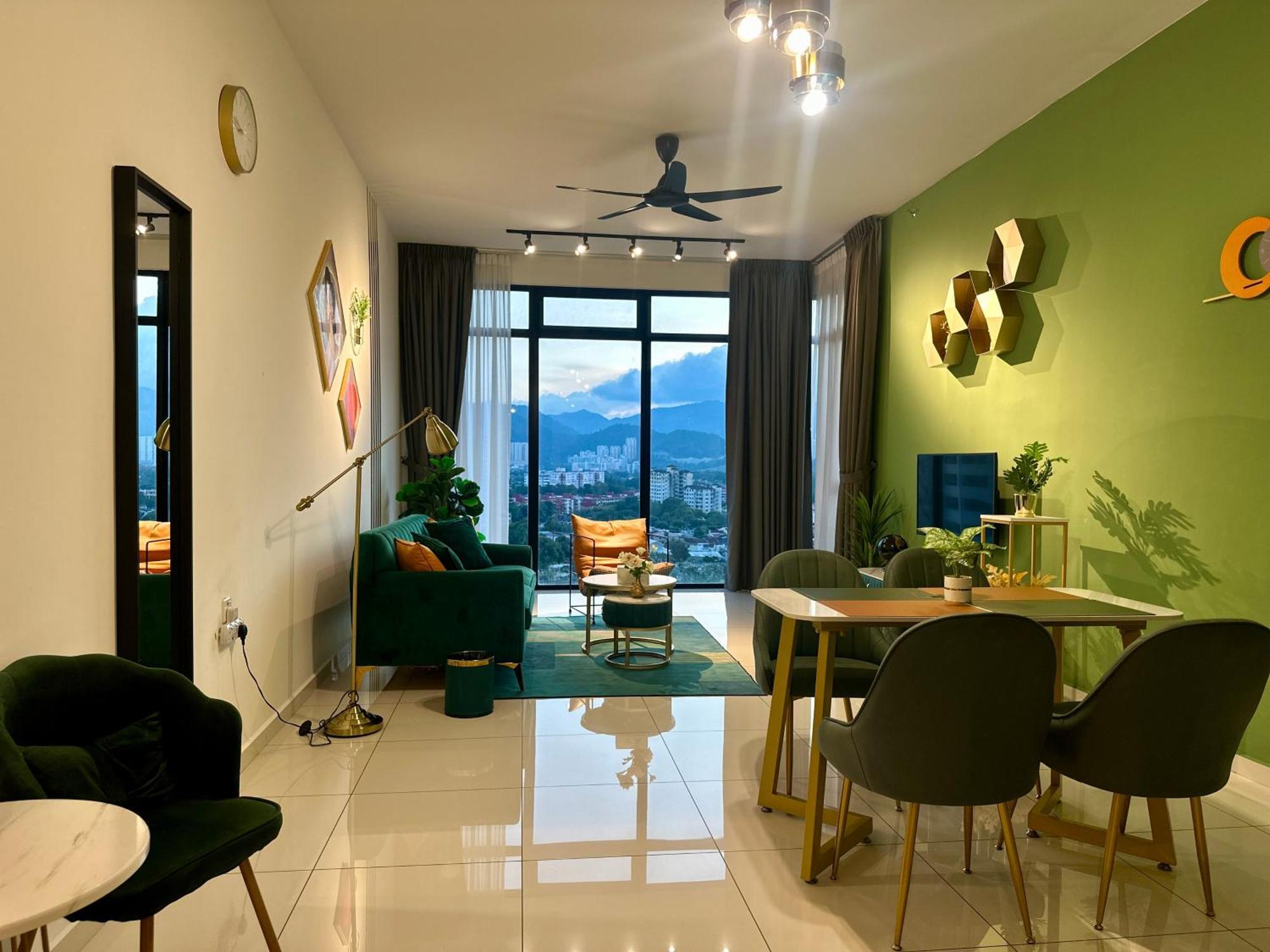 New 2Br Georgetown Warm And Lovely Homestay 10Pax-无敌美景两房民宿 Beacon Executive Suite Екстериор снимка